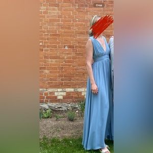 Lulus dusty blue dress